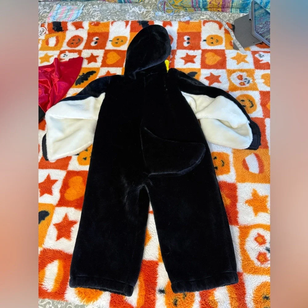 Vintage Unisex Small Hooded Penguin Costume